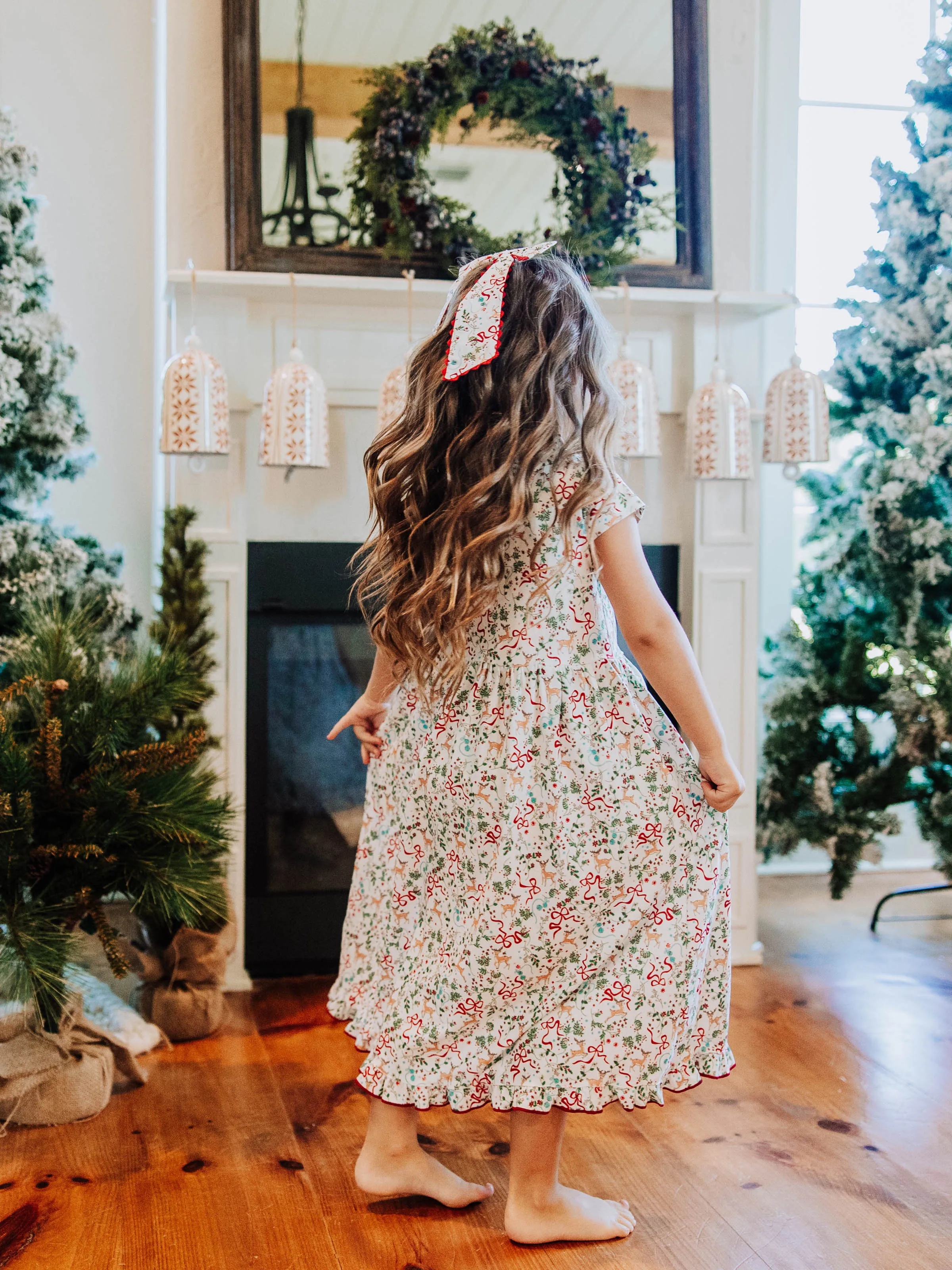 Maxi Play Dress - Holly Jolly Reindeer