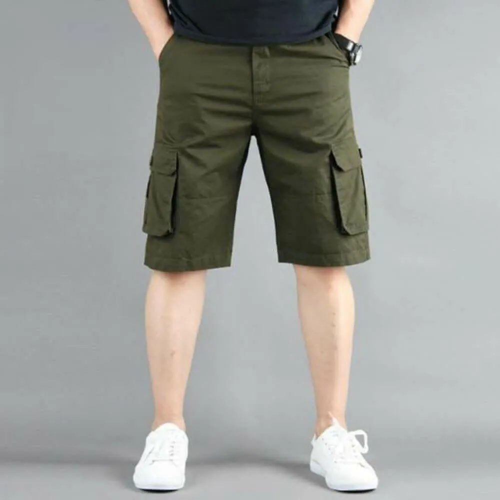 Mens Casual Cargo Shorts with Side Pockets