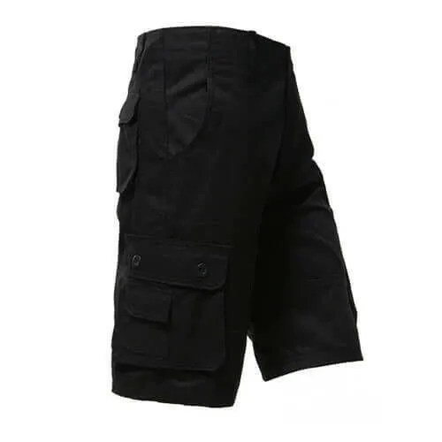 Mens Casual Cargo Shorts with Side Pockets