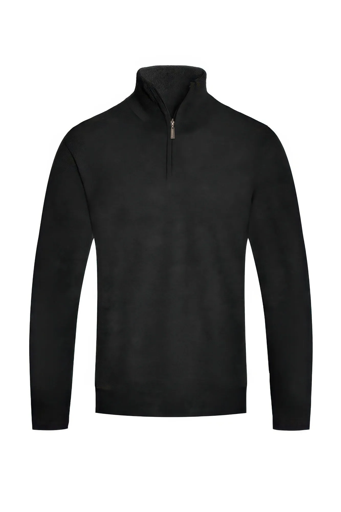 Mens Knit Quarter Zip Sweater