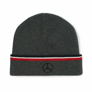 Mercedes Benz AMG Petronas F1 Team Beanie- Gray