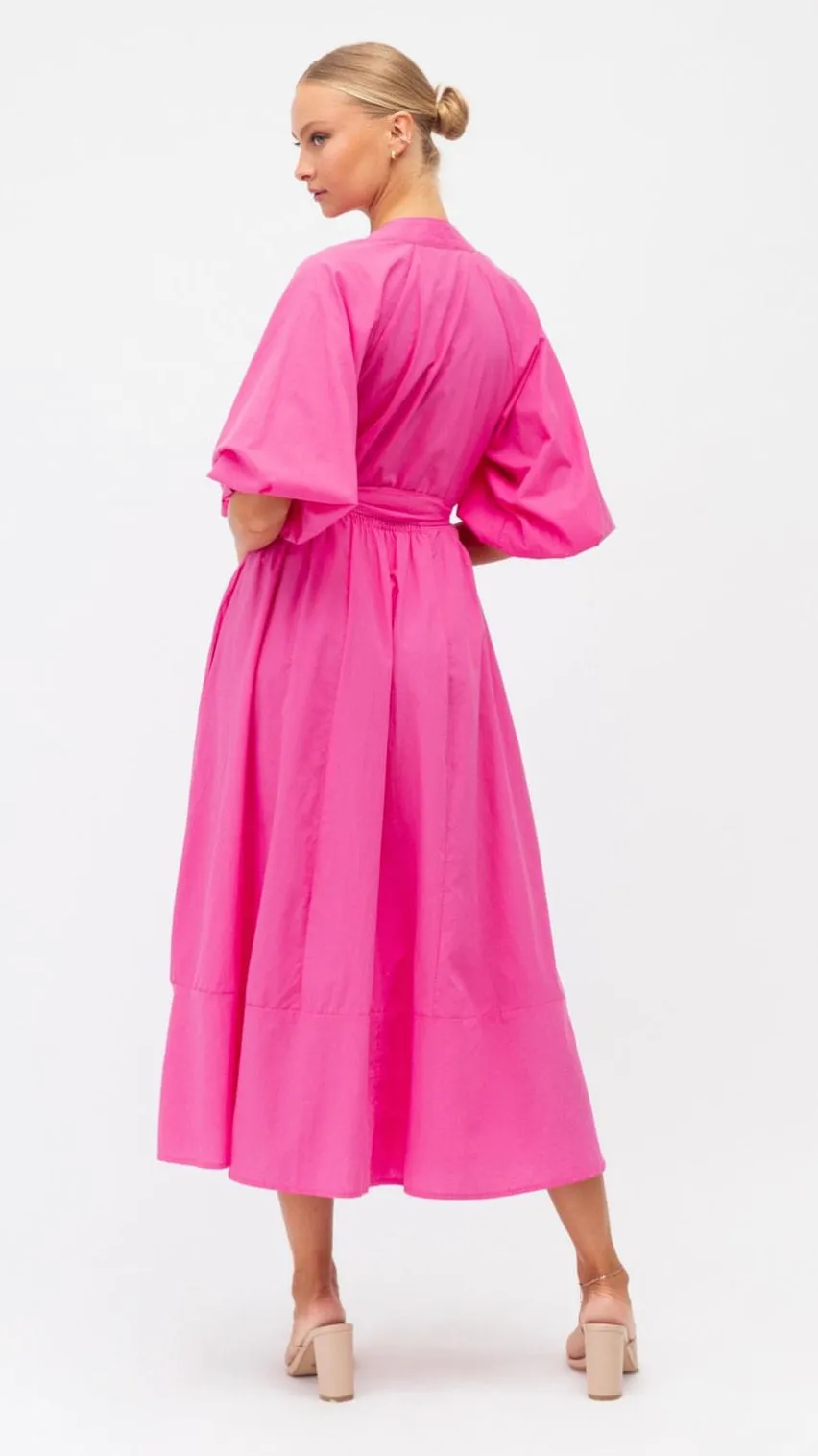 Millan Hot Pink Maxi Dress