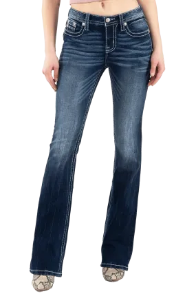 Miss Me Women's Angelic Steer Bootcut Jeans