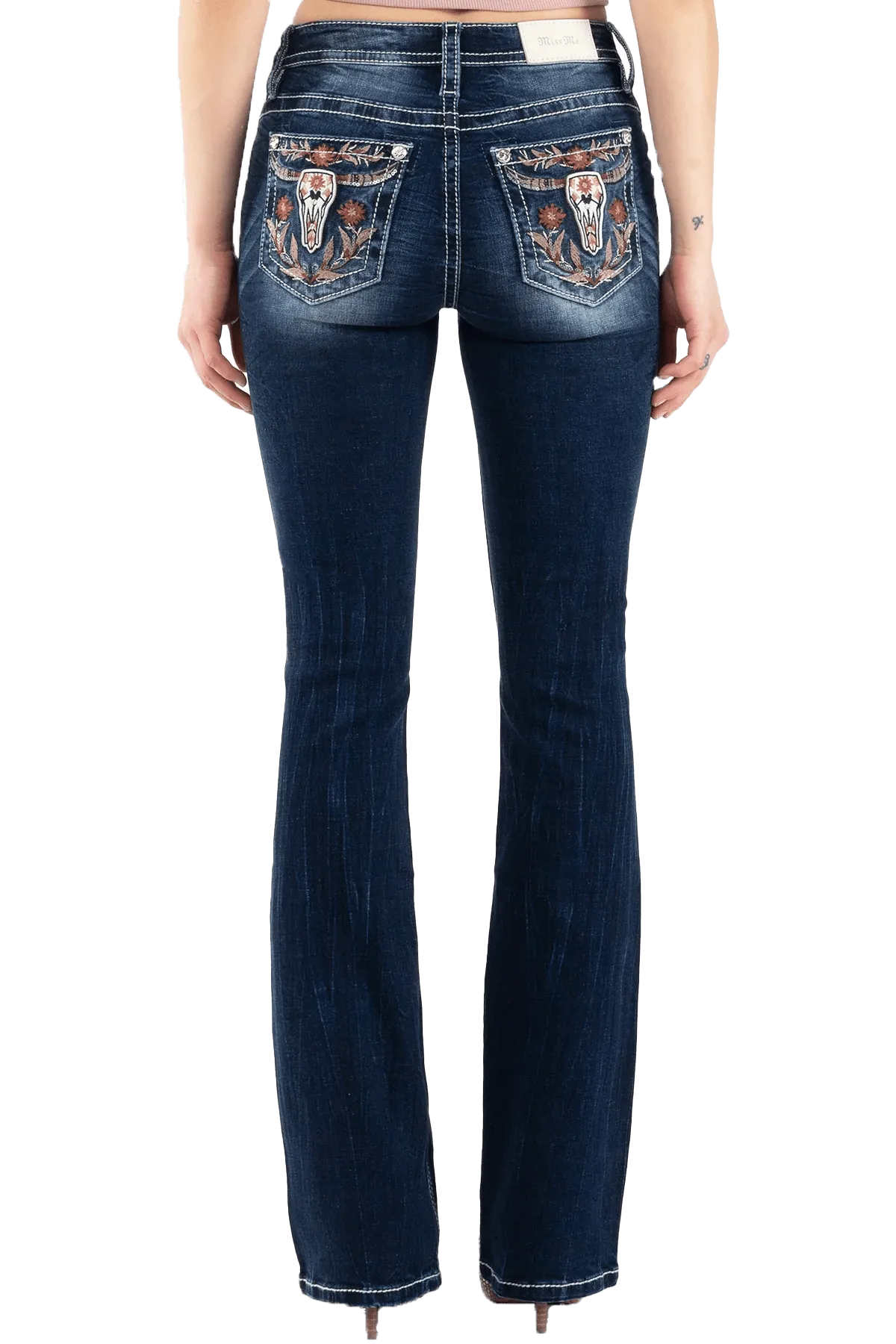 Miss Me Women's Angelic Steer Bootcut Jeans