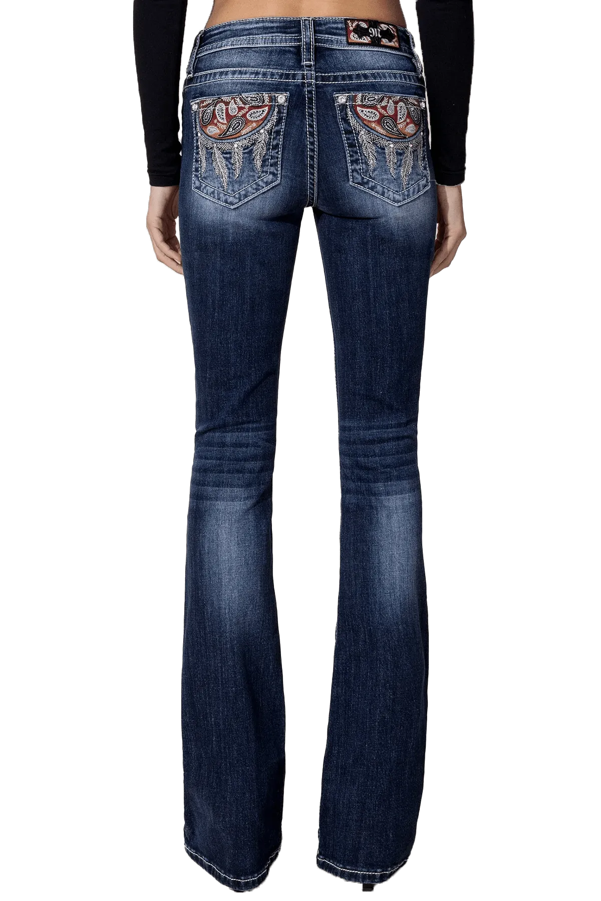 Miss Me Women's  Paisley Dreaming Bootcut Jean