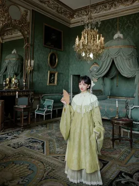 Monet 莫奈 French Style Modernized Ming Dynasty Knit Cloud Collar Set