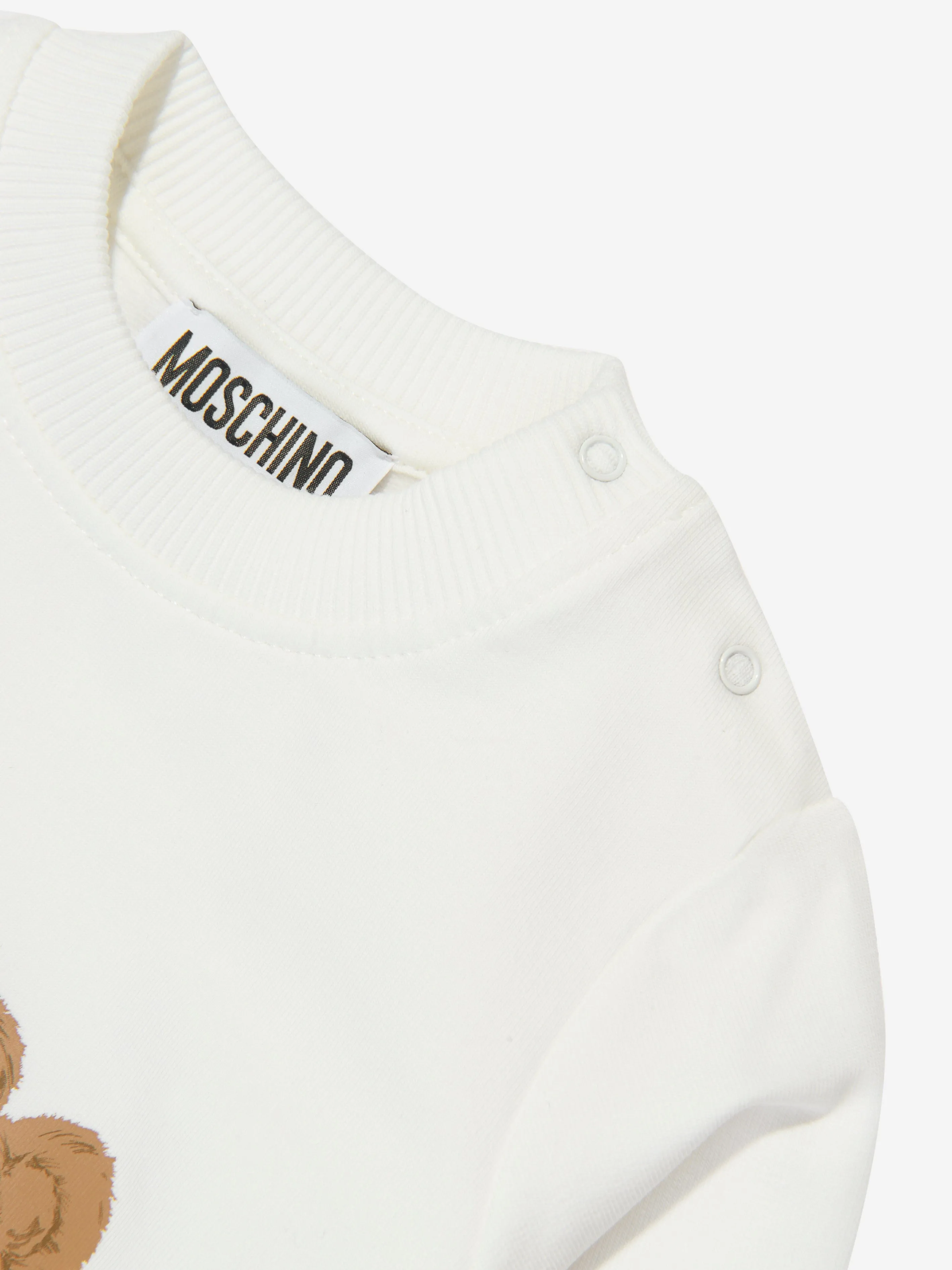 Moschino Baby Girls Teddy Bear Sweatshirt in Ivory