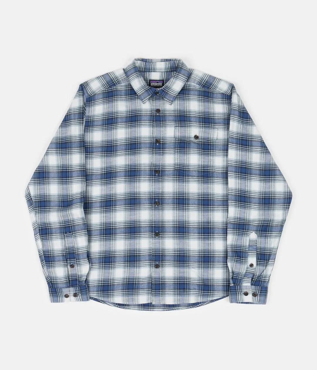 Patagonia Lightweight Fjord Flannel Shirt - Grange: Superior Blue