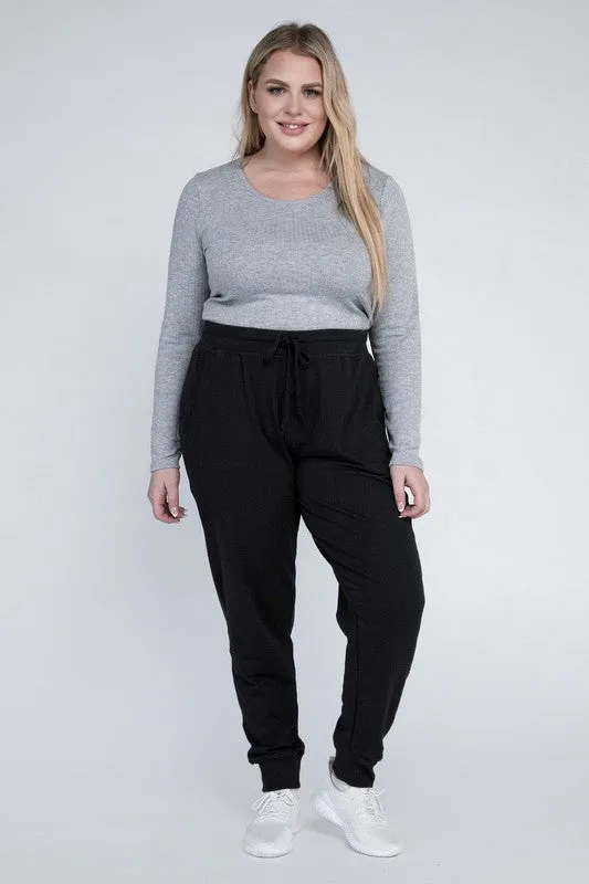 Plus-Size Jogger Pants