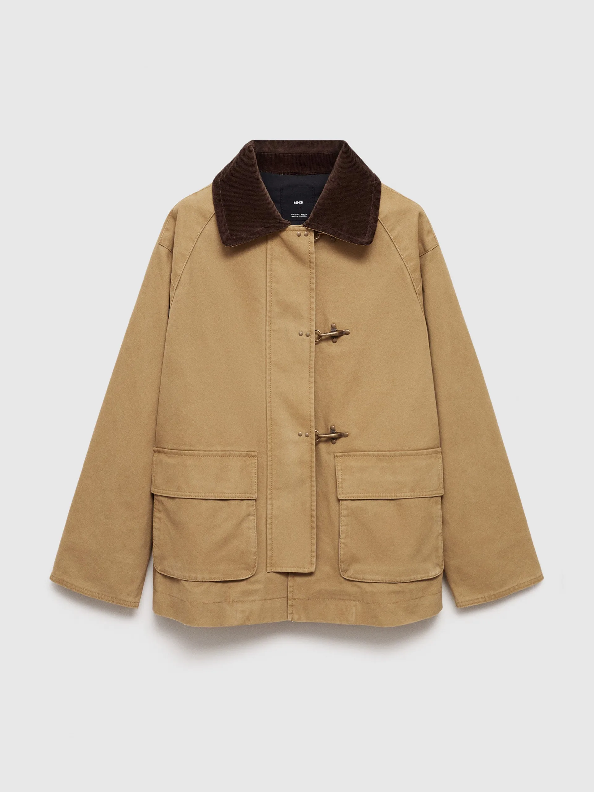 Pockets cotton parka