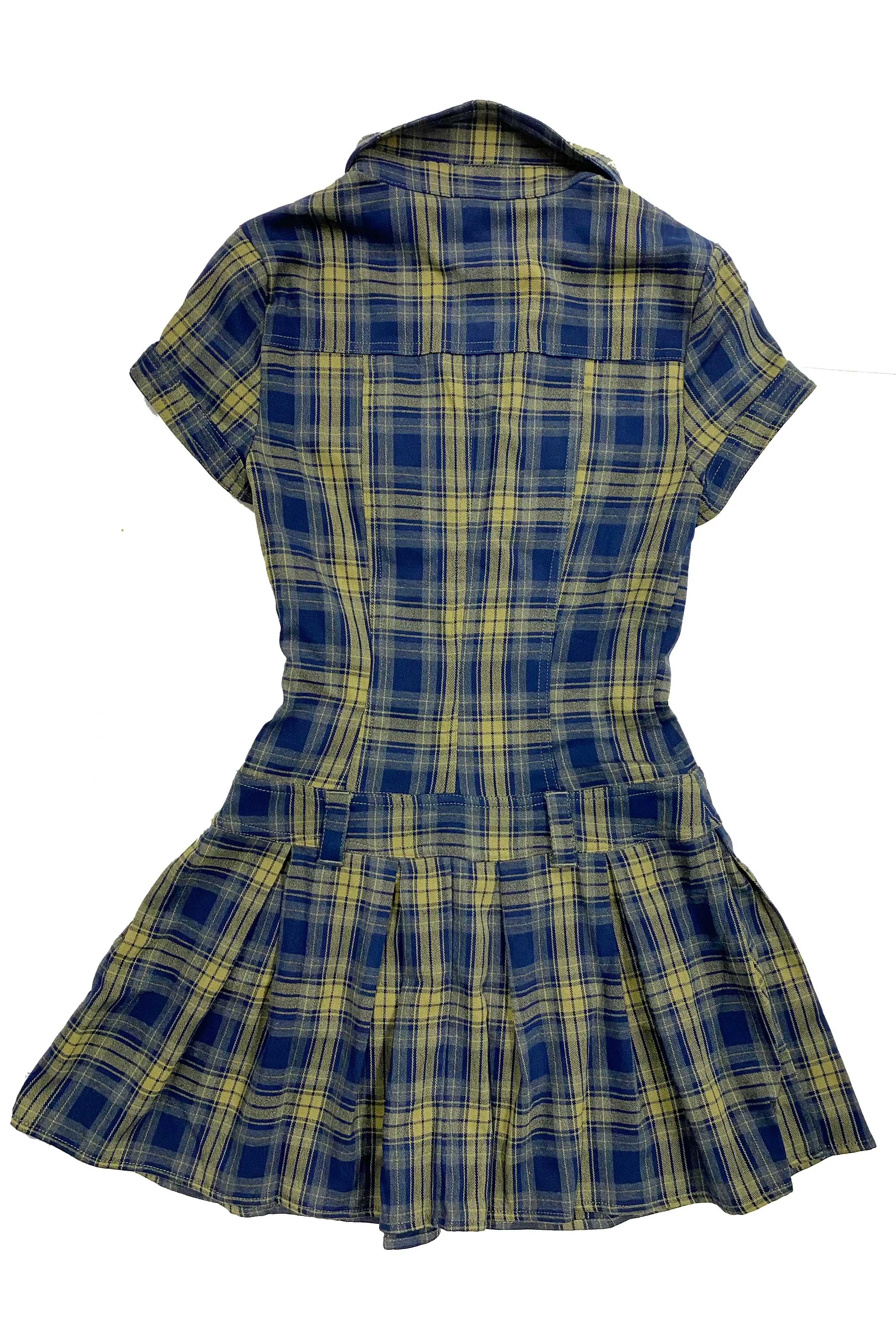 PRE-ORDER: Enid Plaid Mini Dress