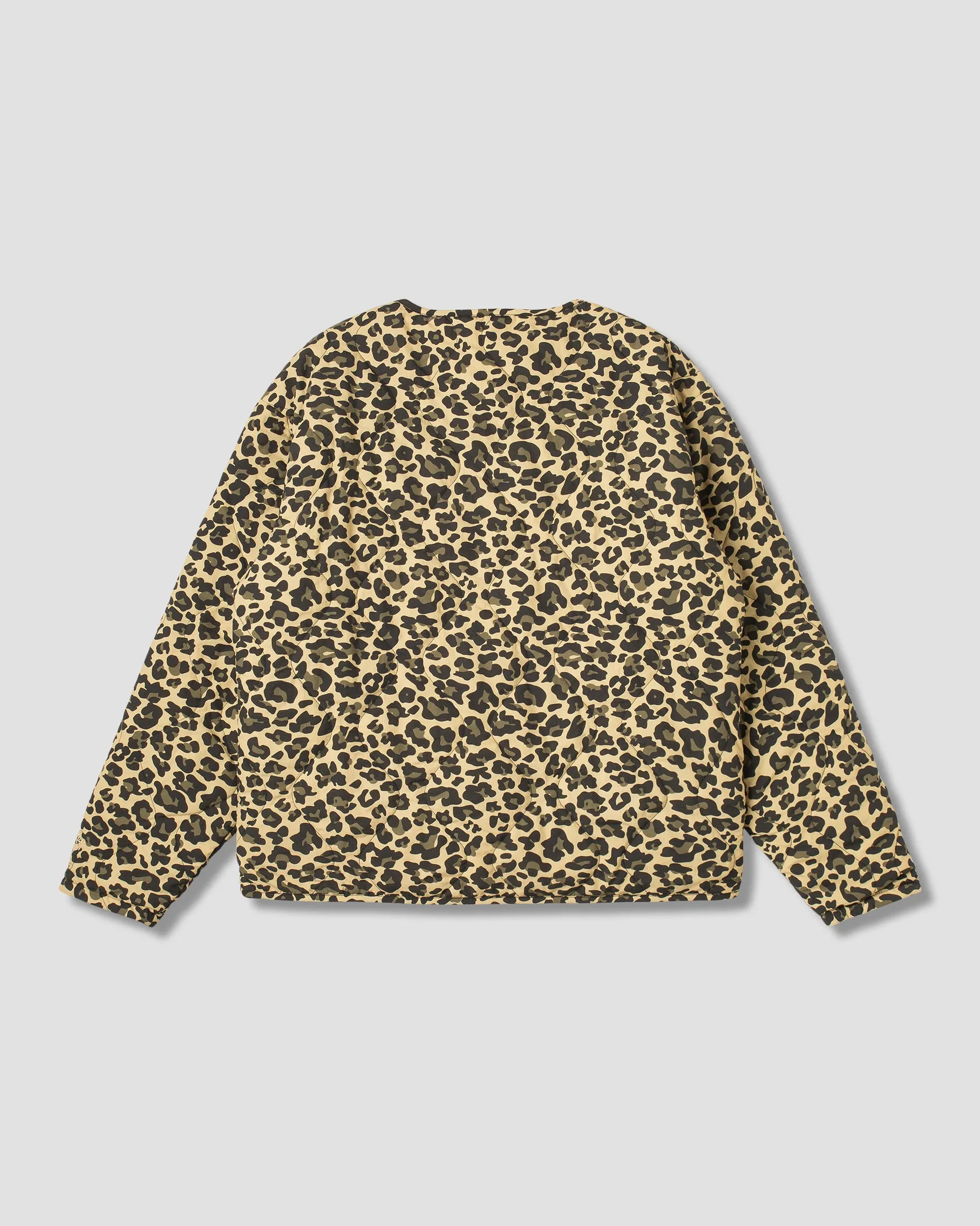 Quilted Liner Jacket (Leopard Camo Reversable)