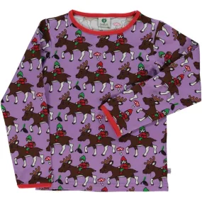 Reindeer Long Sleeve Shirt - Viola