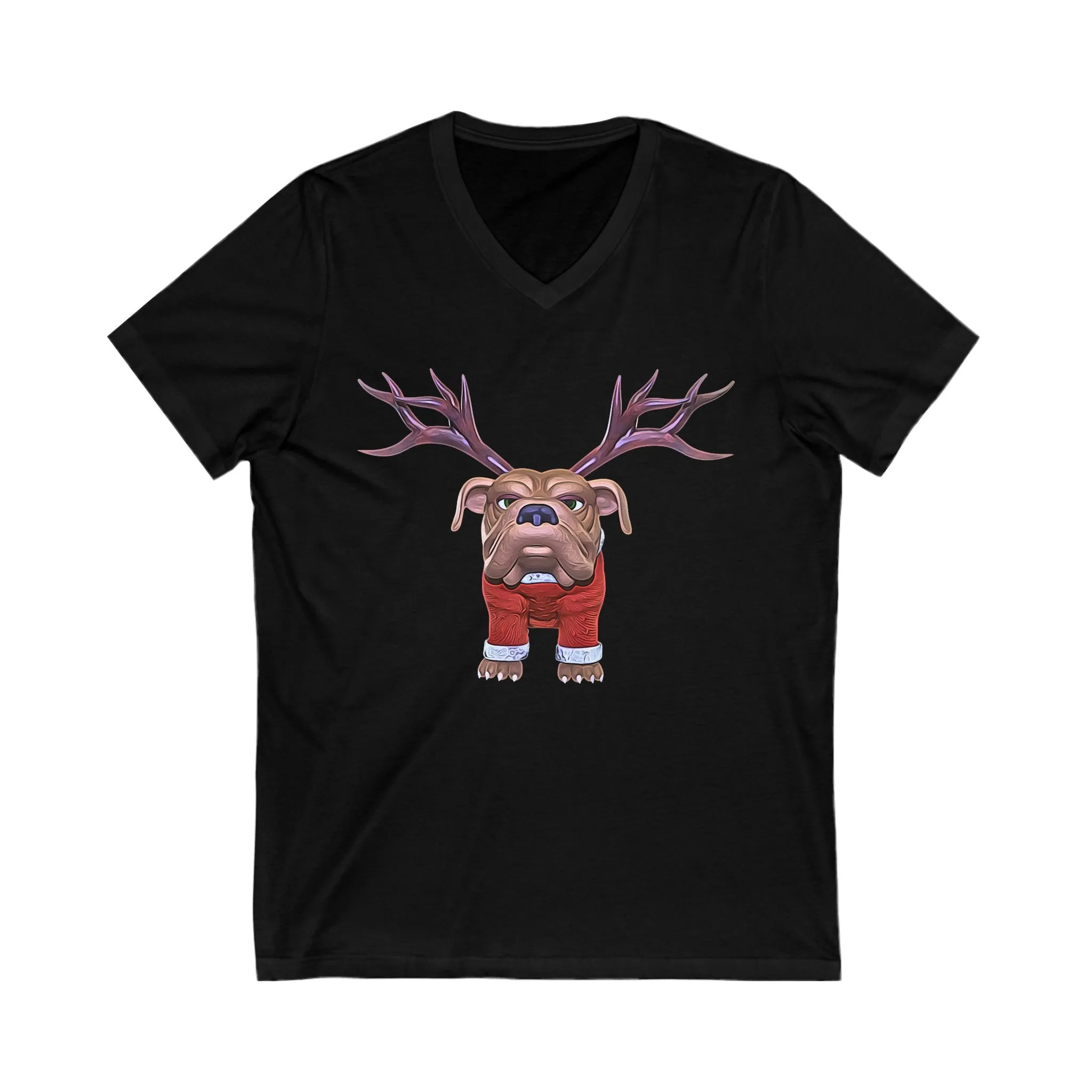 Reindog Short Sleeve V-Neck Tee