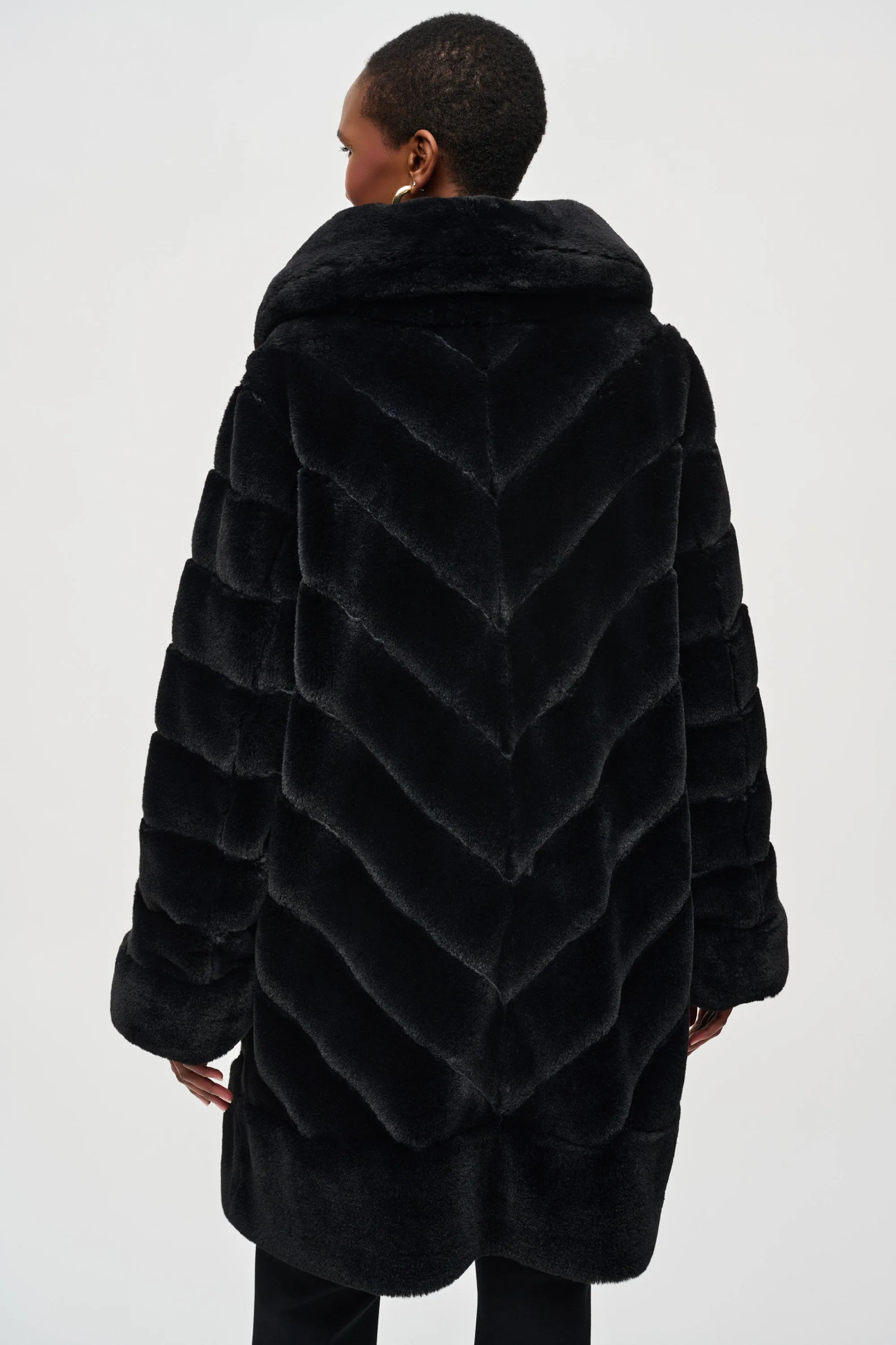 Reversible Faux Fur Coat