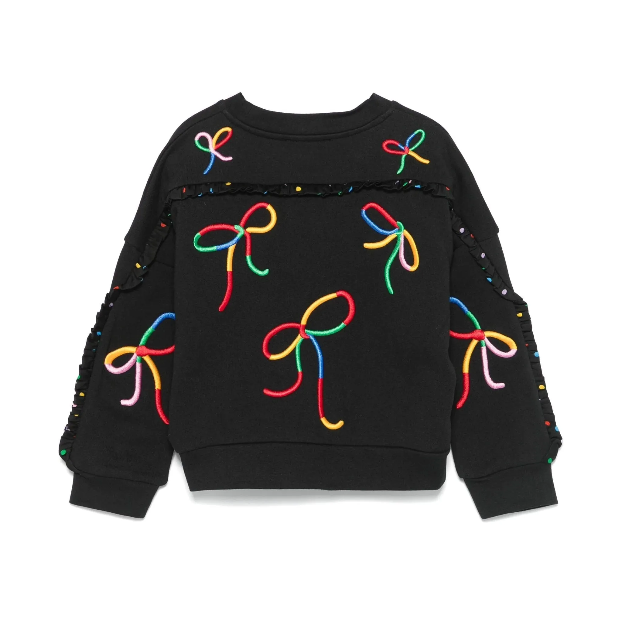 Ribbon Embroidered Sweatshirt