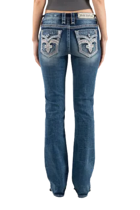 Rock Revival Women's Shell Pink B202 Boot Cut Jean