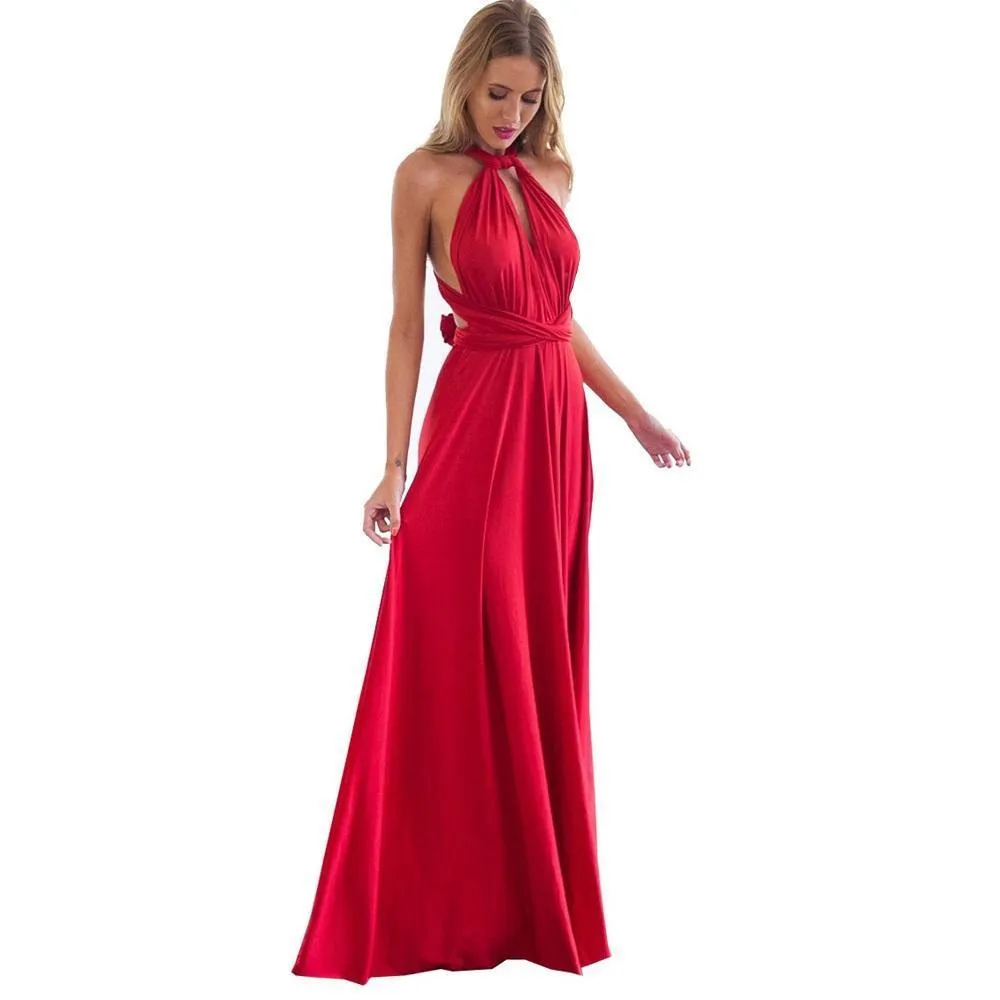 Rose - Multiway Wrap and Styles Long Dress