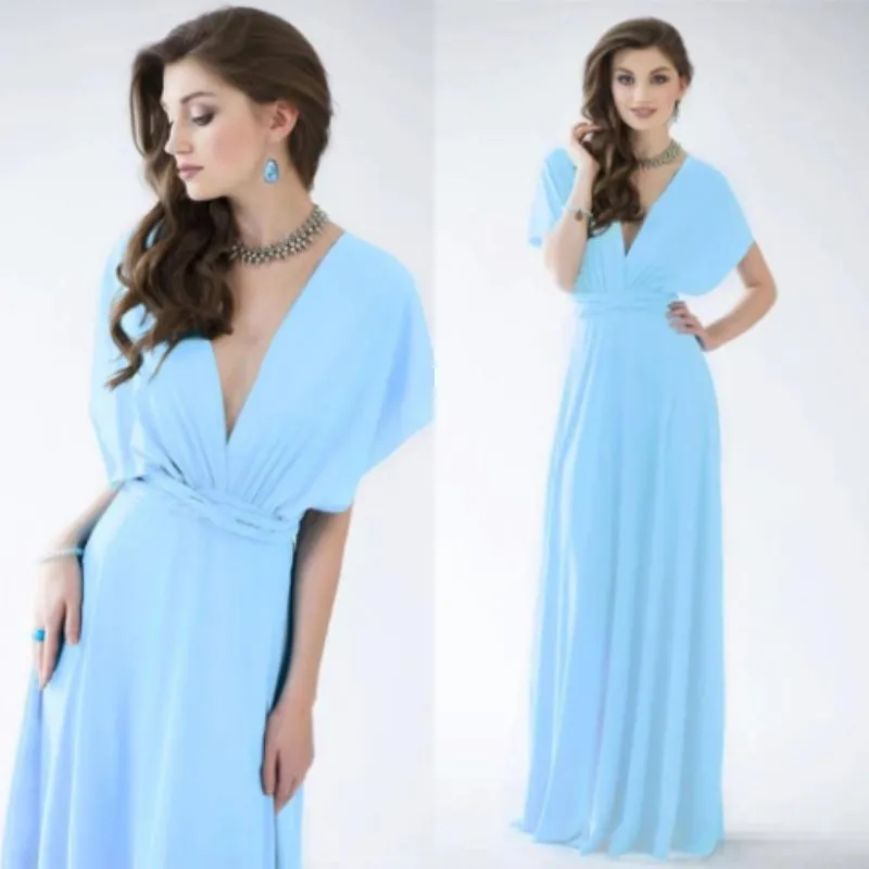 Rose - Multiway Wrap and Styles Long Dress