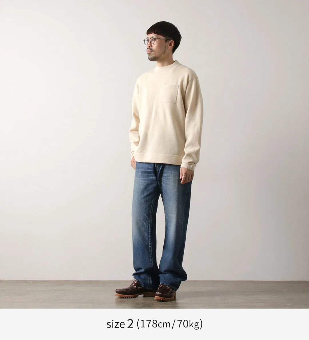 RYE TENDER / Lloyd pocket pullover knit