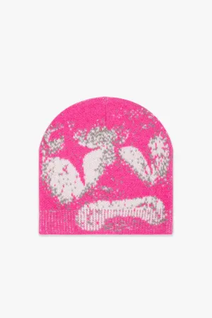 Sad Nights Fuchsia Beanie Hat