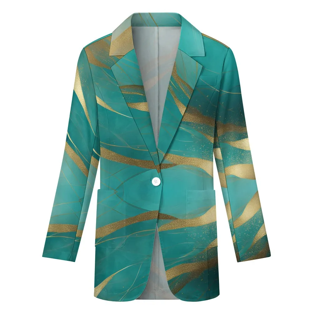 Santa Barbara Collection: Printed Blazer (MW House of Style)