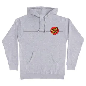 SANTA CRUZ HOODIE CLASSIC DOT GREY HEATHER