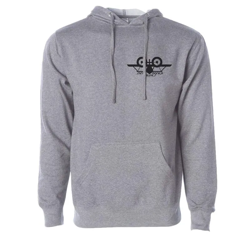 Santa Monica Airlines (SMA) NATAS Grey Heather Hoodies