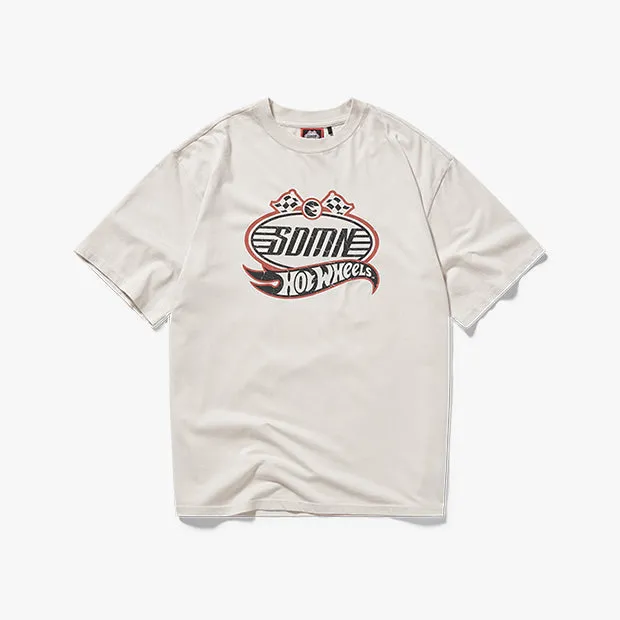 SDMN x Hot Wheels Washed T-Shirt [Off White]