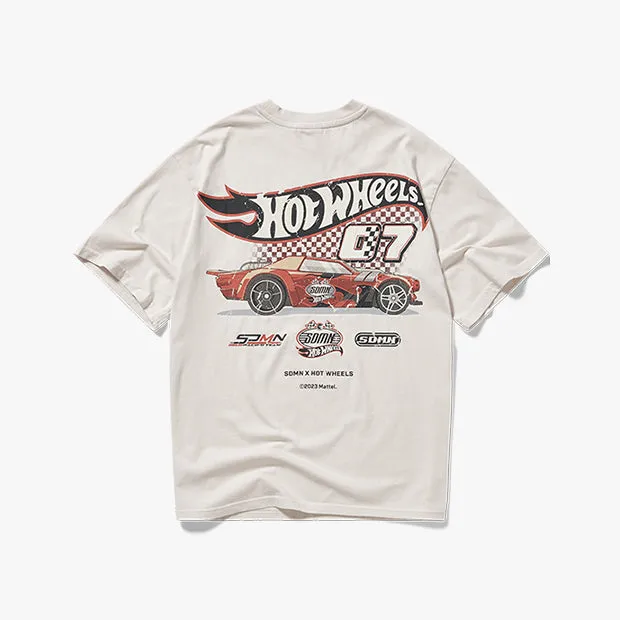 SDMN x Hot Wheels Washed T-Shirt [Off White]