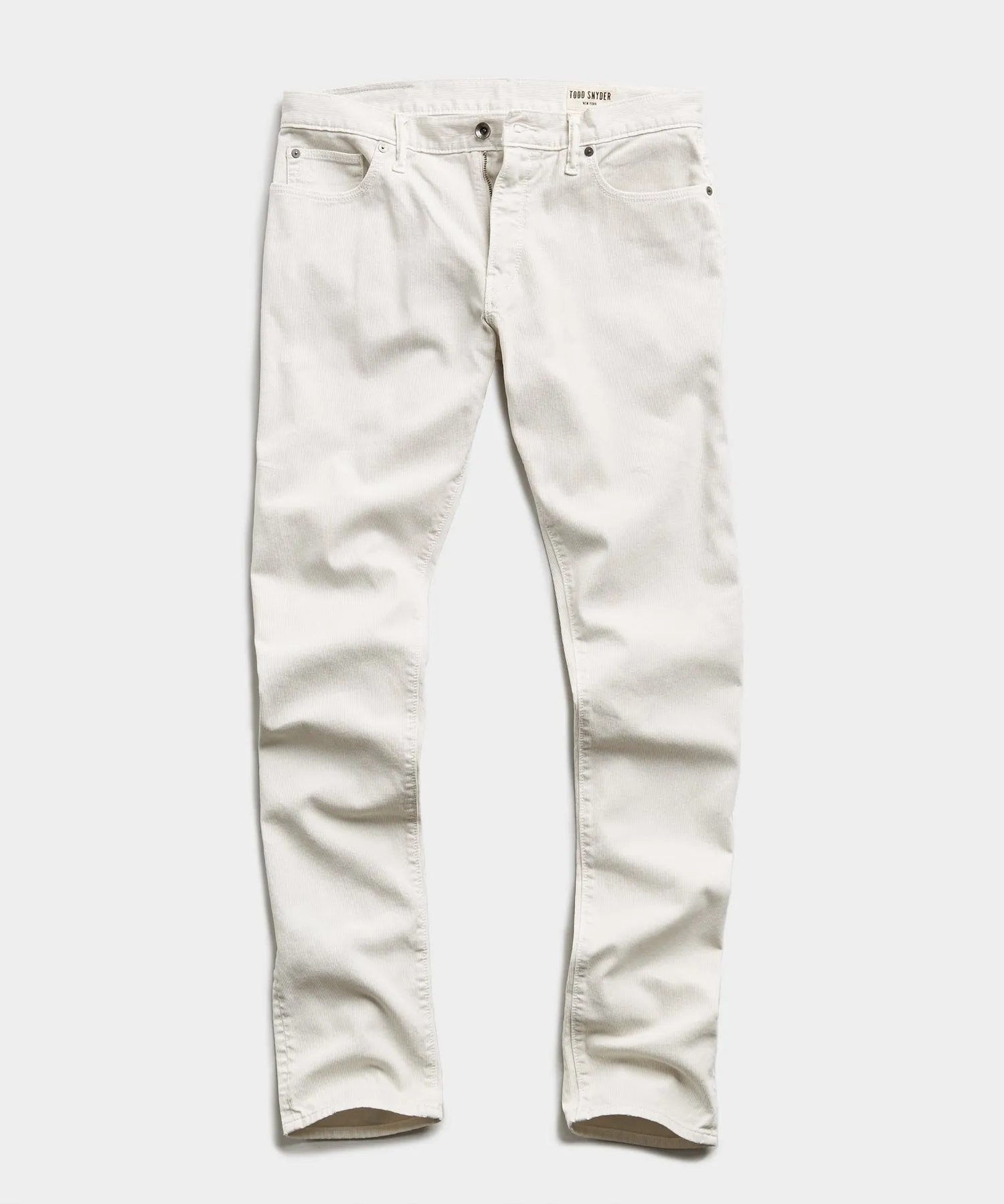 Slim 5-Pocket Bedford Cord Pant in Birch