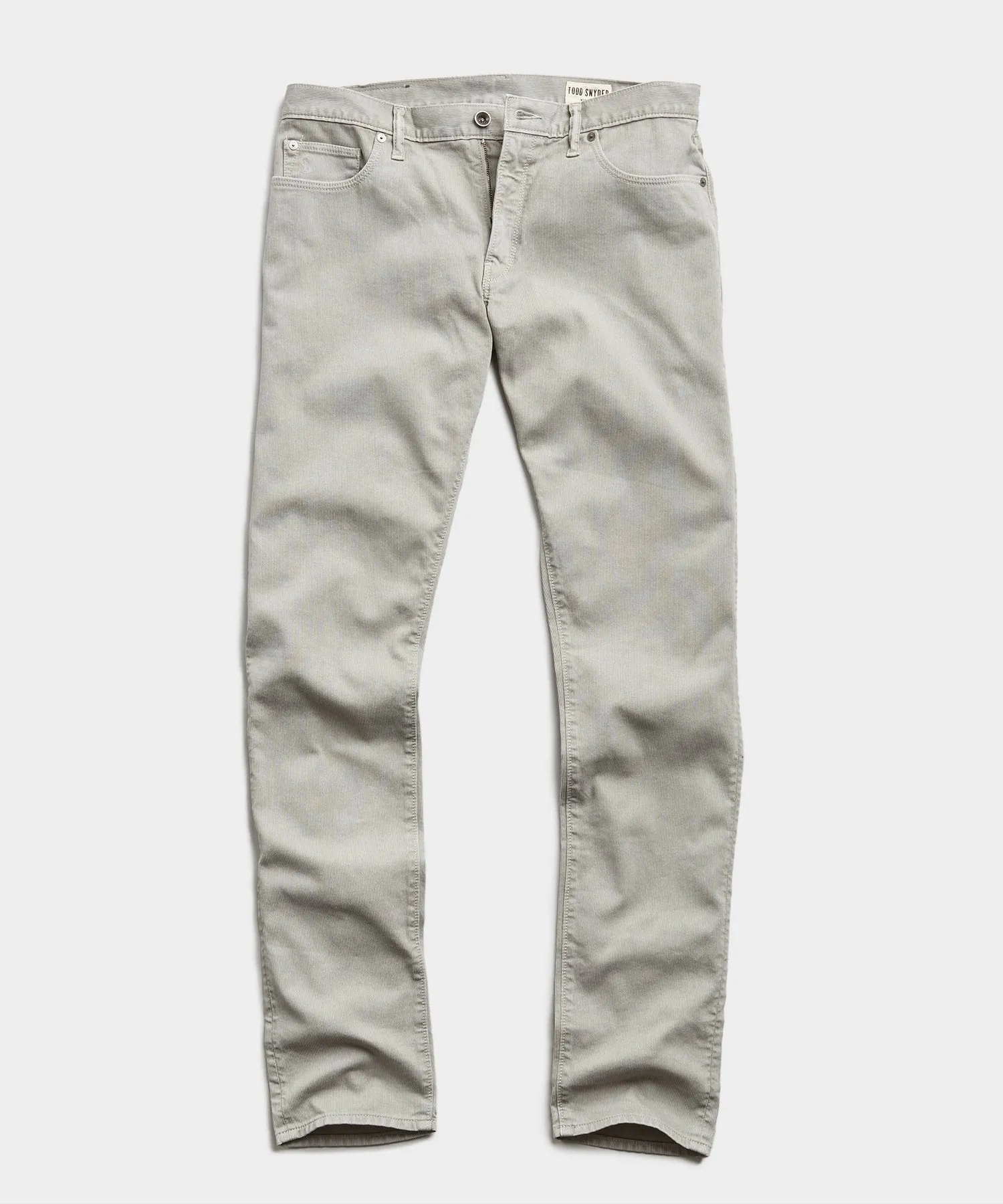 Slim 5-Pocket Bedford Cord Pant in Cactus