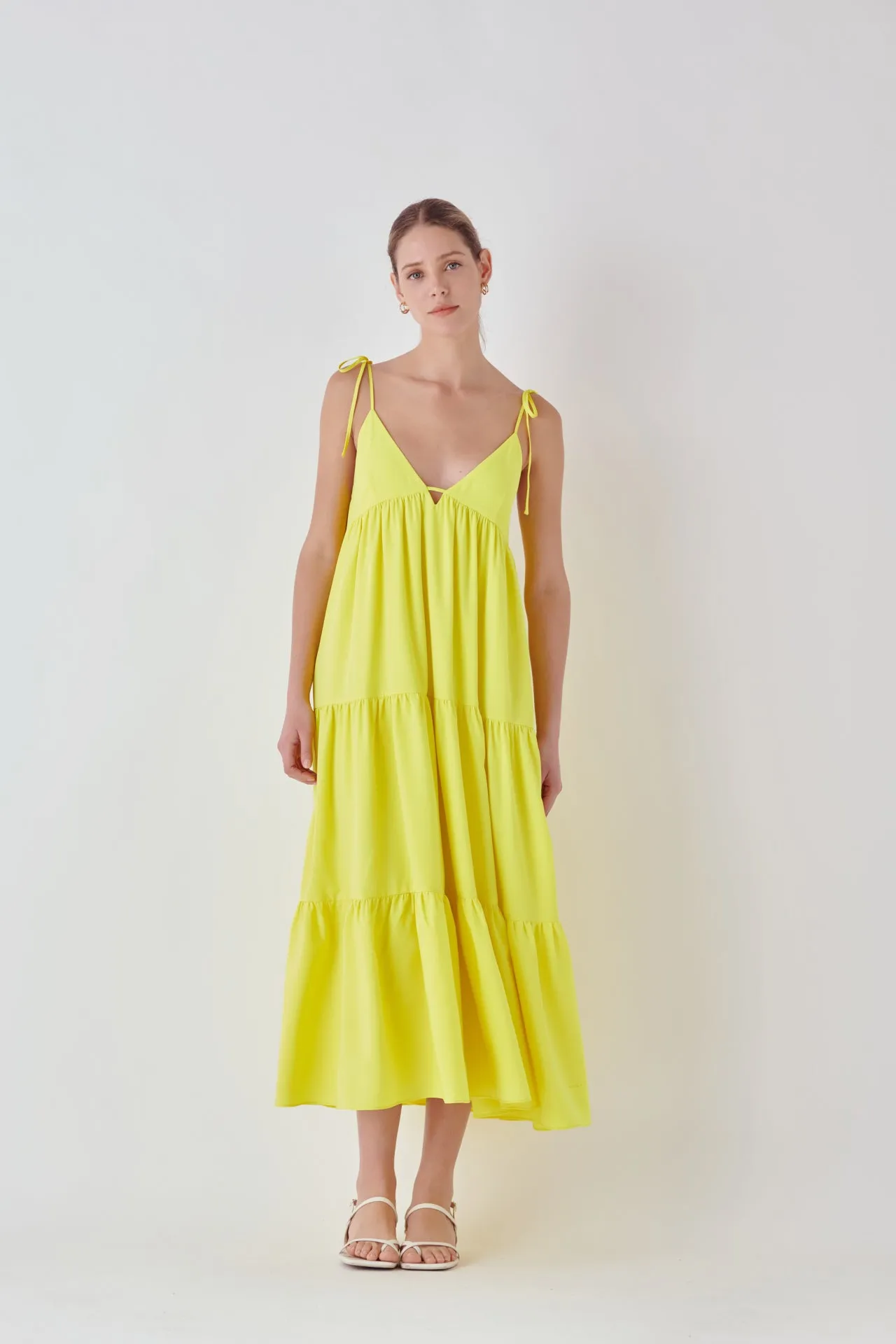 Spaghetti Tie Maxi Dress