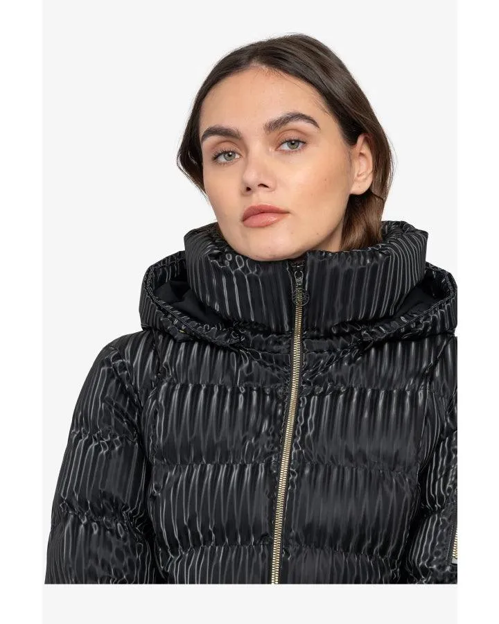 Sportalm Down Pleat Effect Puffer Jacket With Hood