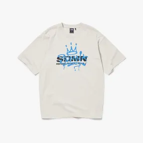 Spray T-Shirt [Off White/Blue]