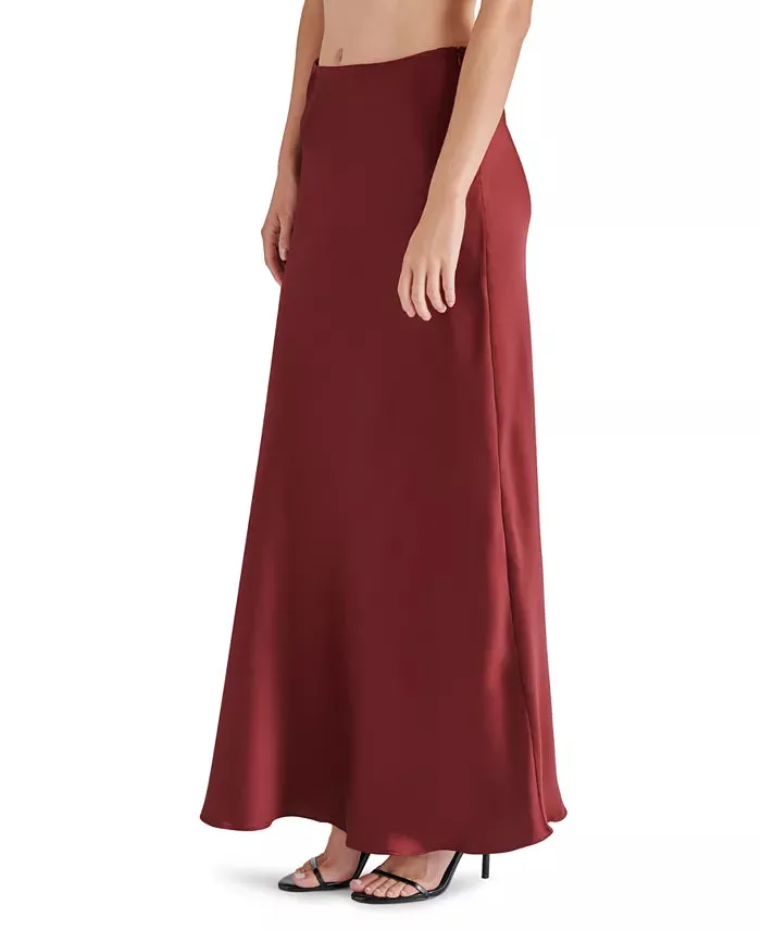 STE Cabernet Jeannie Satin Maxi Skirt