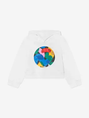 Stella McCartney Girls Logo Hoodie in White