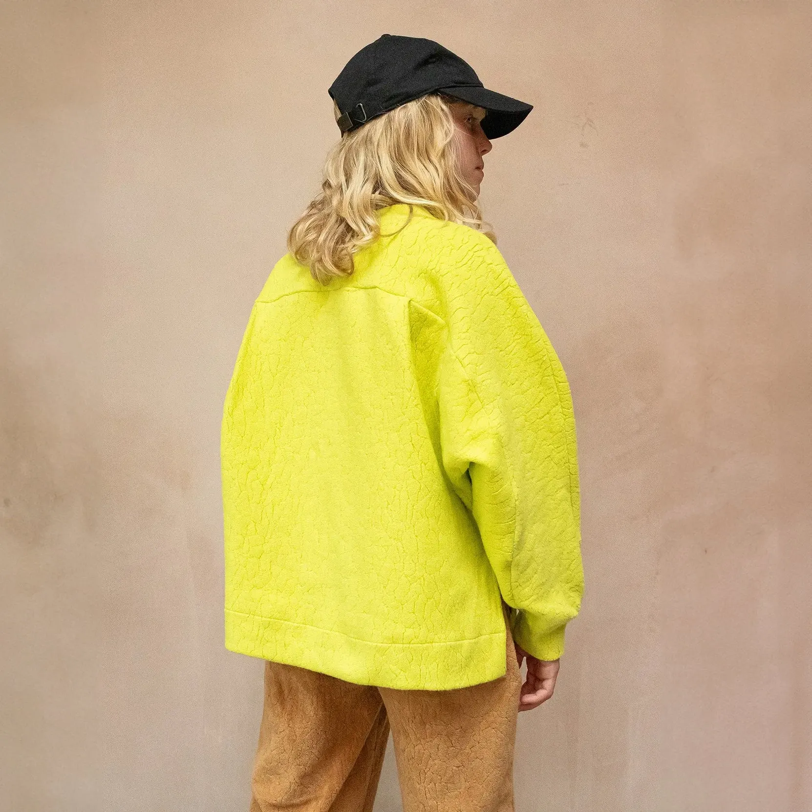 Studio Koter Acid Green Teddy Riverson Sweatshirt