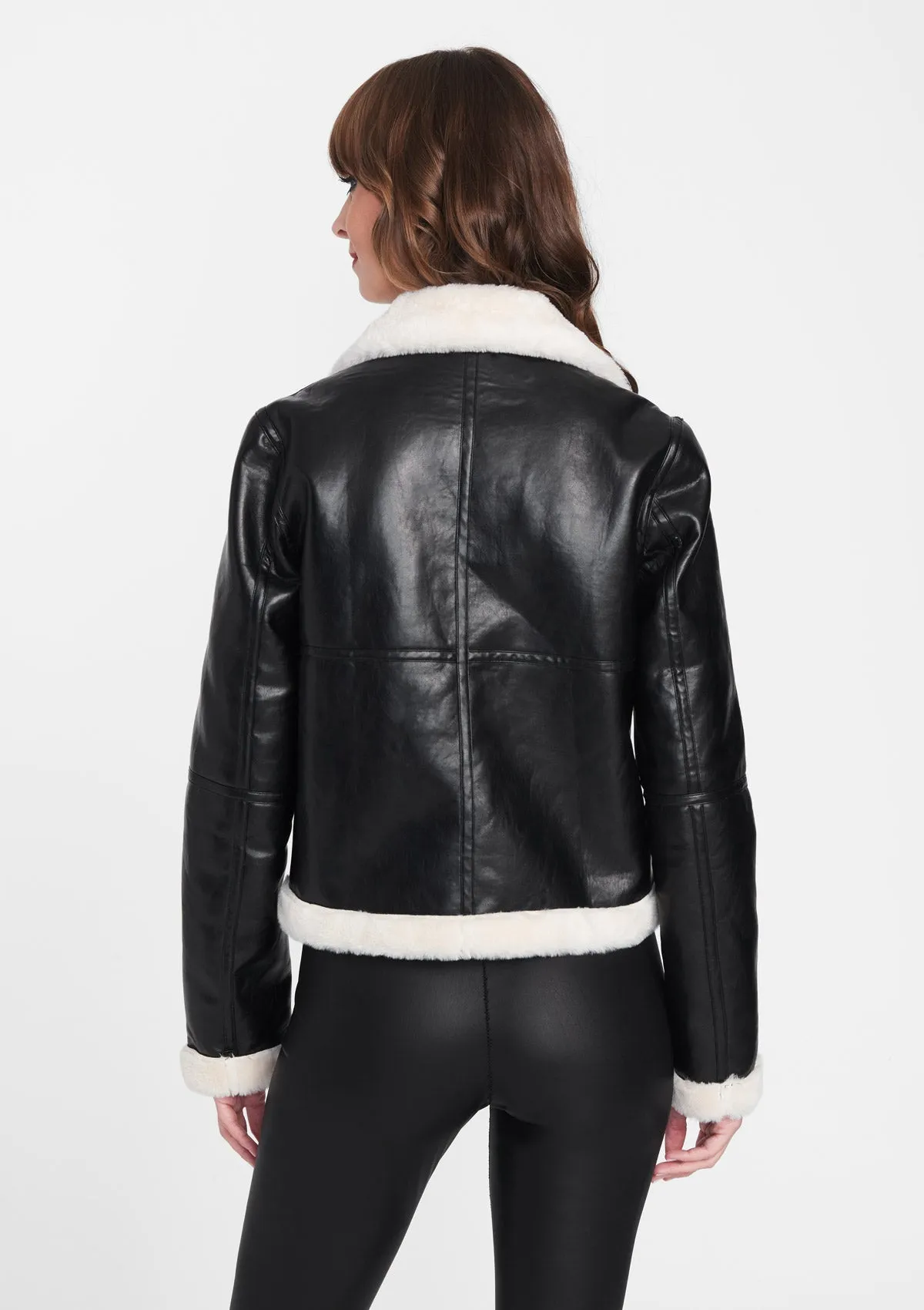 Tall Kim Faux Leather Jacket