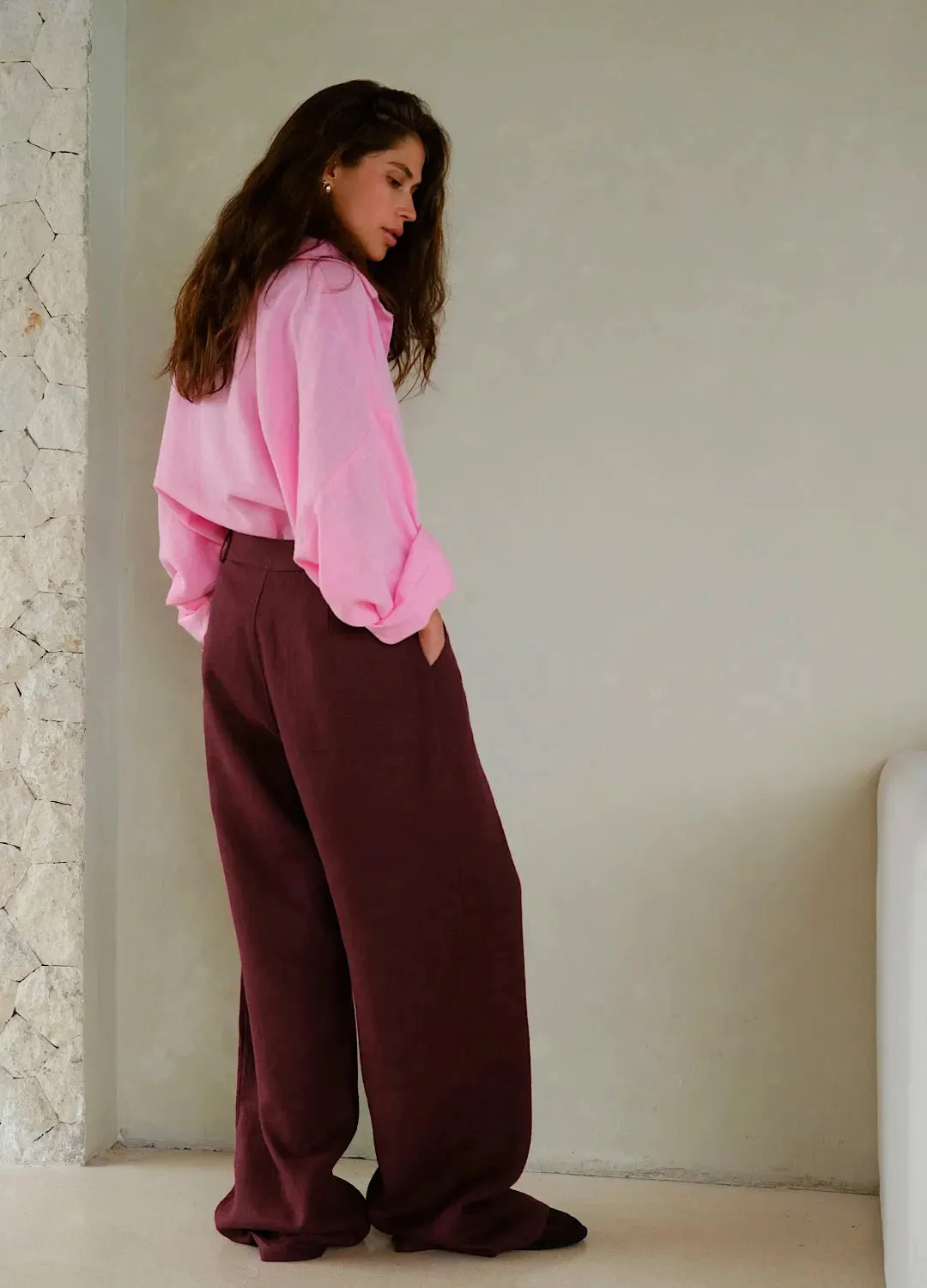 Tate Laidback Cotton Linen Pants