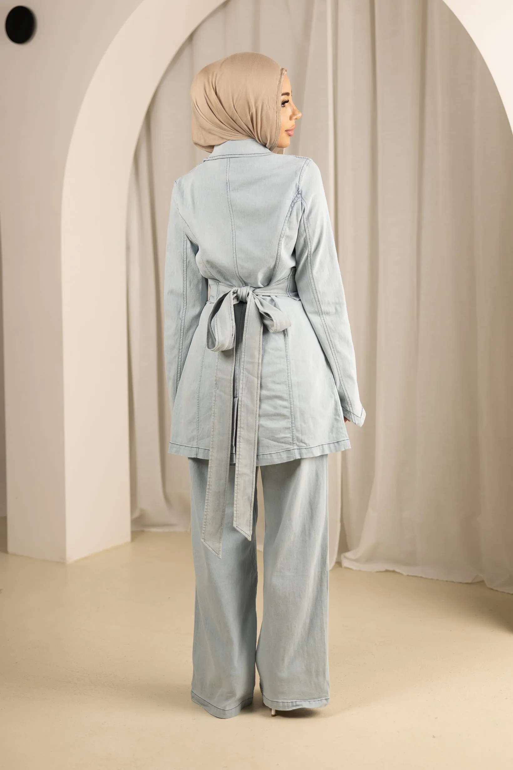 The Grand Estelle Denim Suit