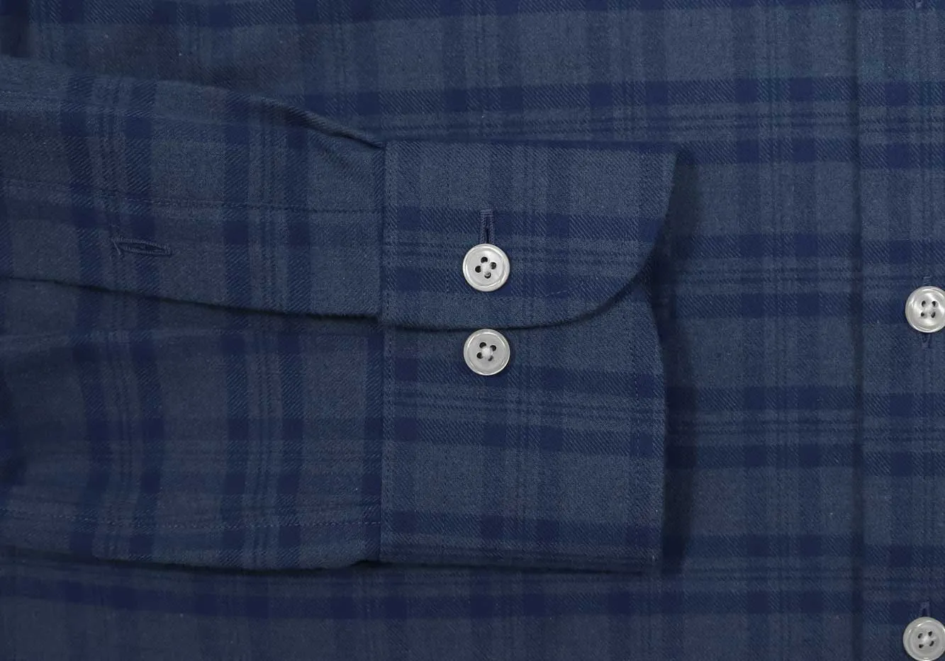 The Slate Blue Heather Webb Brushed Twill Custom Shirt