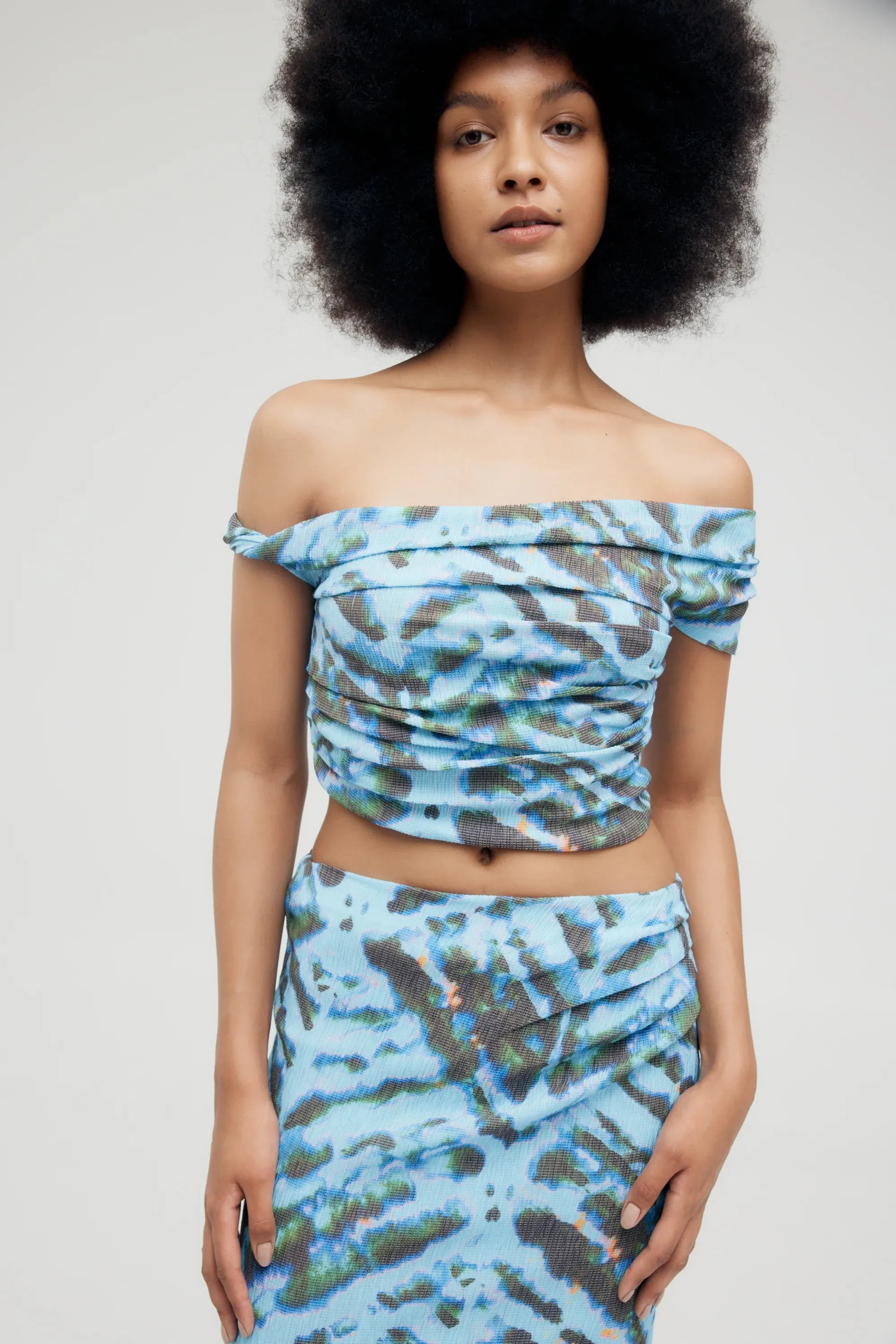 Third Form Electric Tucked Top - Tie Dye