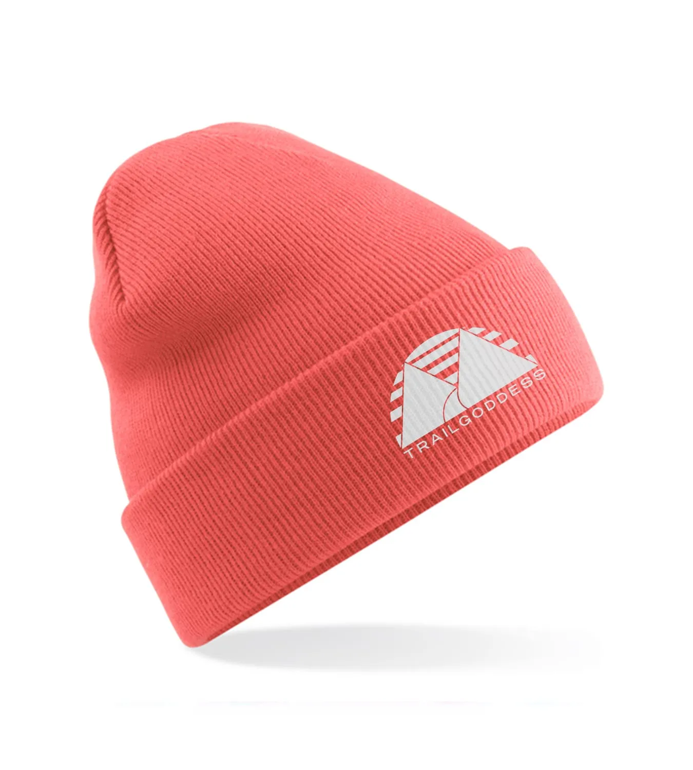 Trail Goddess Soft-Touch Beanie (Light Coral)