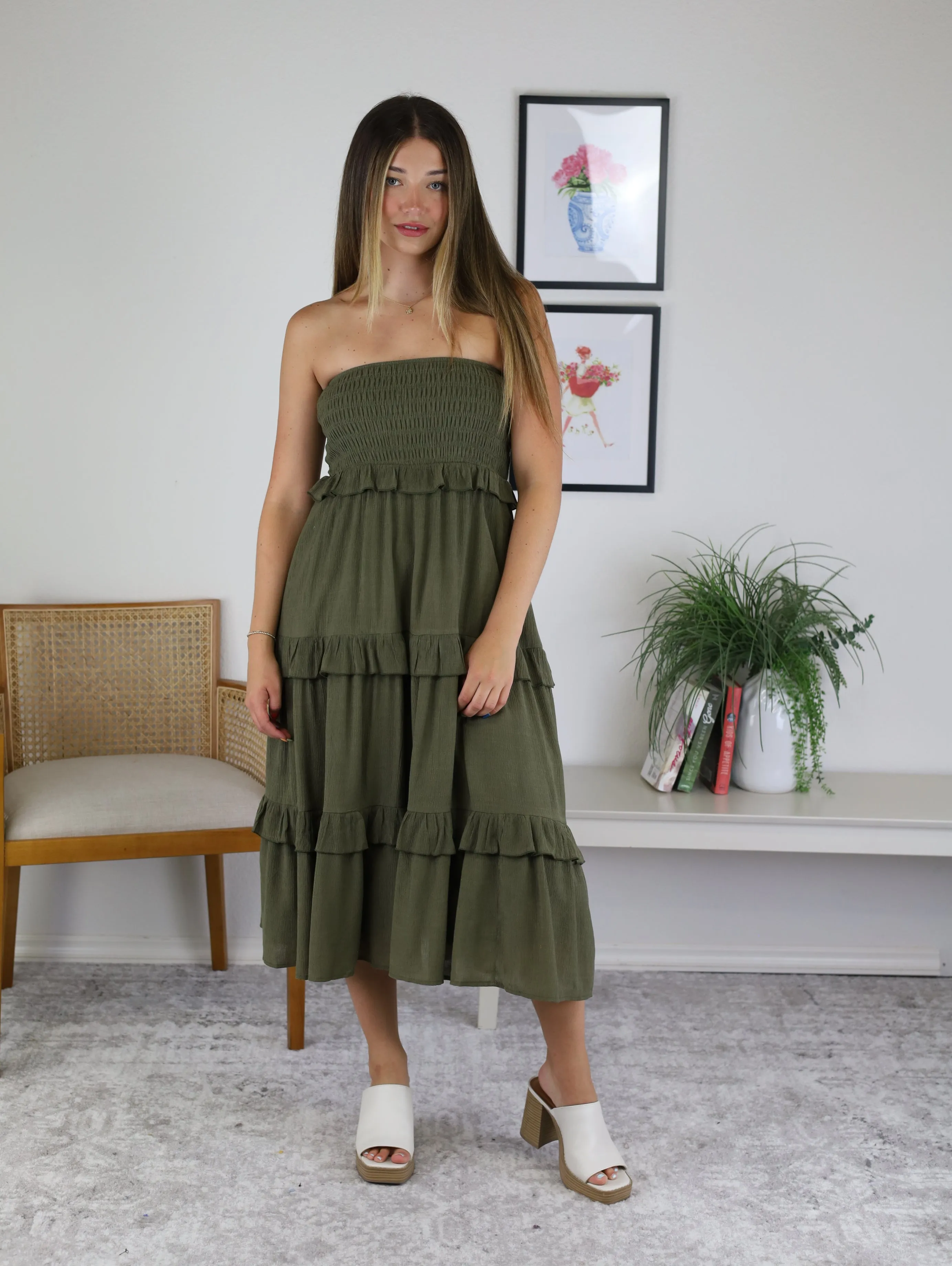 Trudie Ruffle Tier Maxi Skirt or Dress