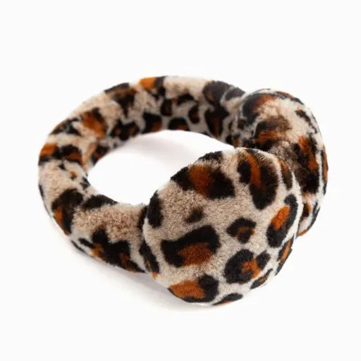 Ugg Sheepskin Earmuff Leopard