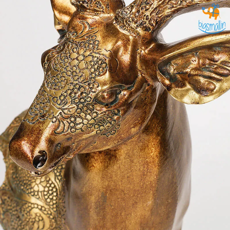 Vintage Reindeer Candle Holder