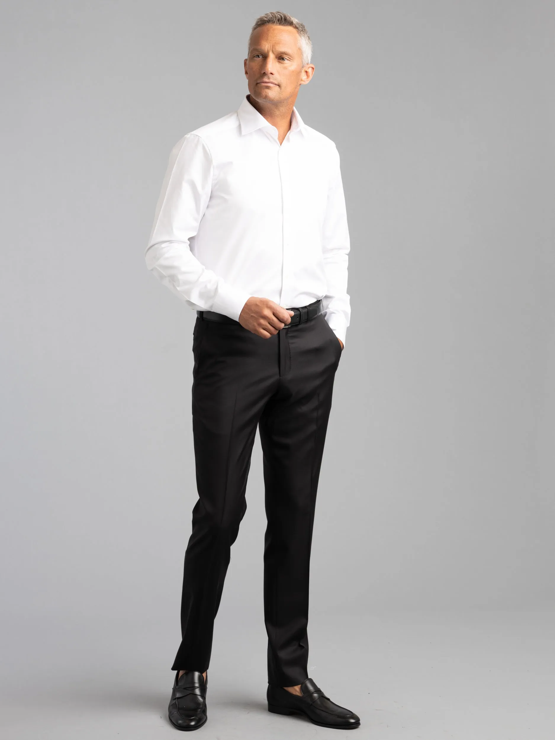 White Slimline Dress Shirt