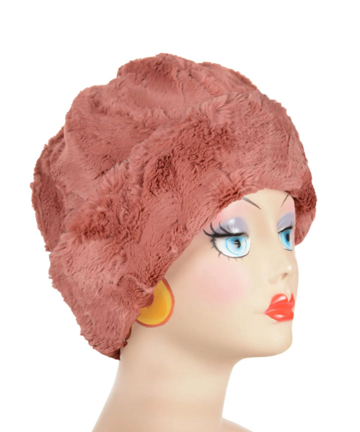 Women's Beanie Hat, Reversible and Faux Fur - Cuddly Faux Furs