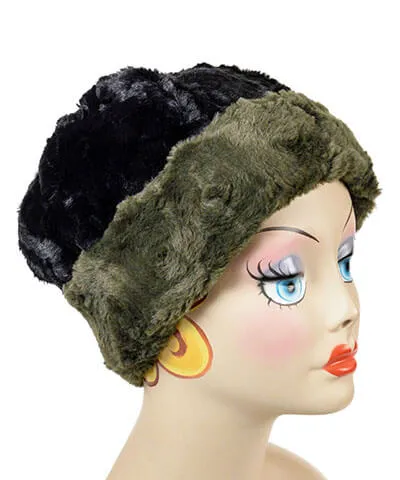 Women's Beanie Hat, Reversible and Faux Fur - Cuddly Faux Furs